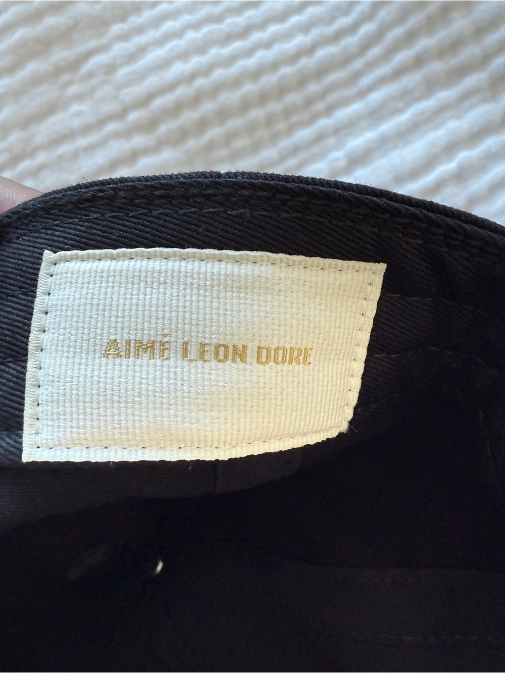 Aime Leon Dore Black Cap with Porsche Logo - Picture 3 of 6